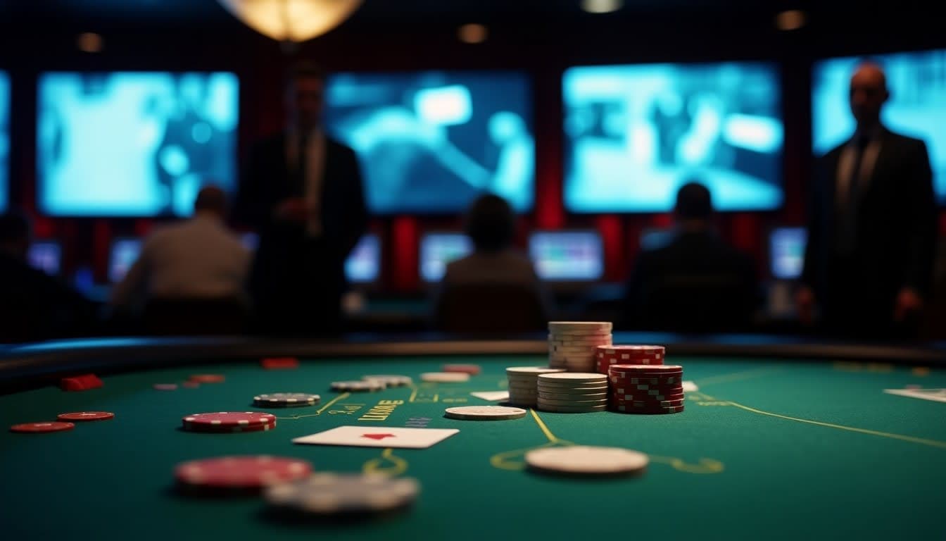 Una mesa de blackjack apunta a un atraco de fichas de casino de 17 000 dólares image